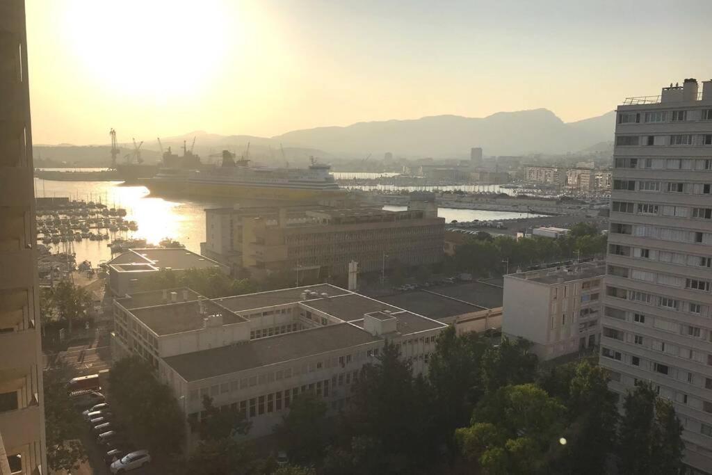 Bel Appartement T3 Mourillon A 5 Min Des Plages - Vue Mer Toulon Exteriör bild